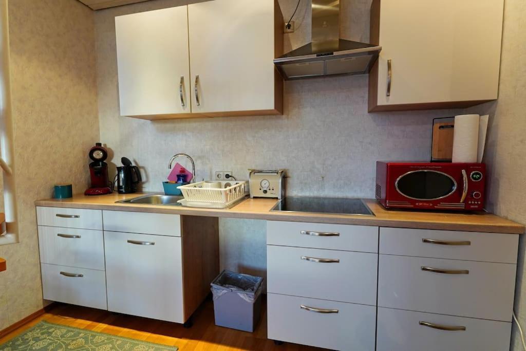 Grosse, Helle Wohnung Fuer Bis Zu 6 Personen 바인하임 외부 사진